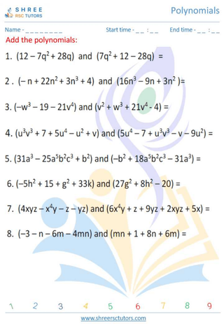 Polynomials 2