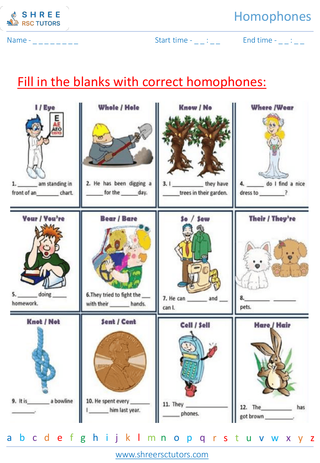 Homophones 15
