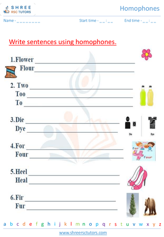 Homophones 19