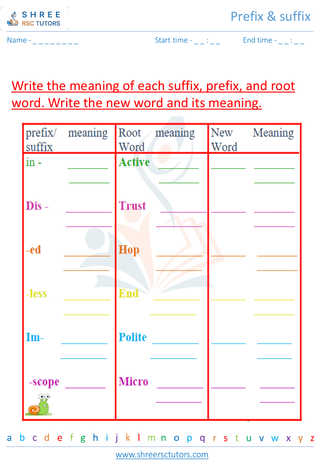 Prefix & Suffix 10