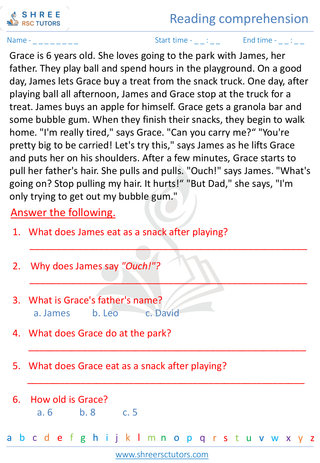 Reading Comprehension 4