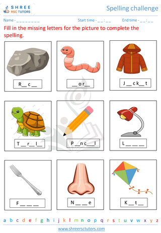 Spelling Challenge 2