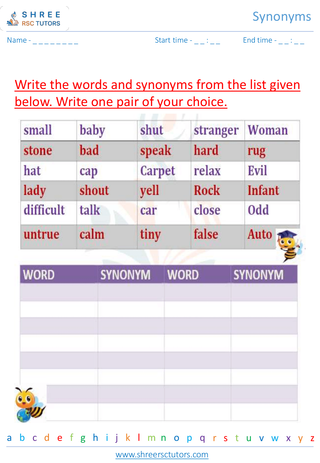 Synonyms 4