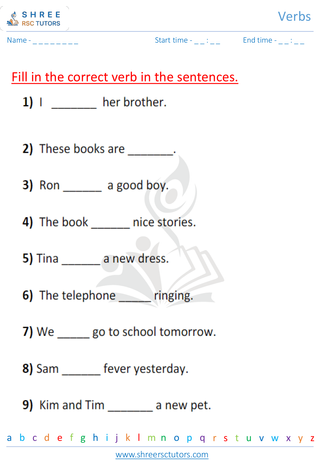 Verbs 8
