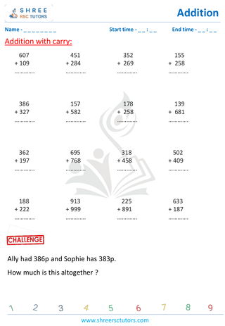 Addition With Carry (3)