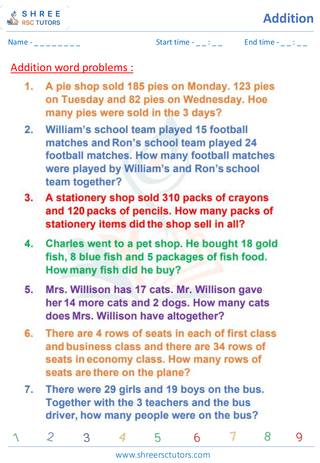 Addition Word Problems 14