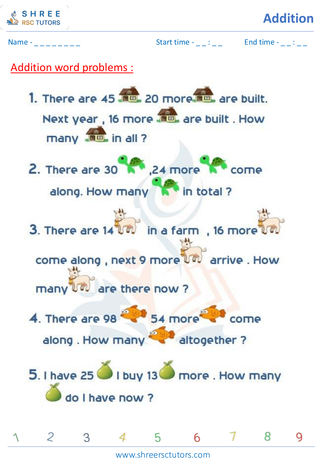 Addition Word Problems 5
