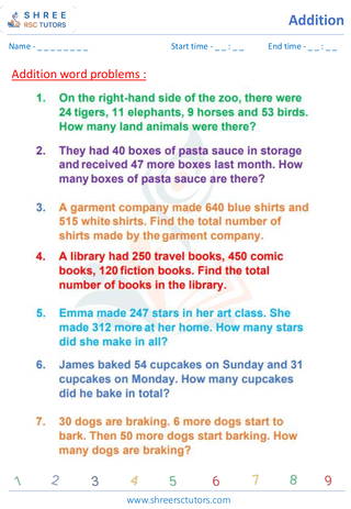 Addition Word Problems 13