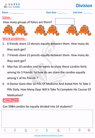 Division Word Problems (6)