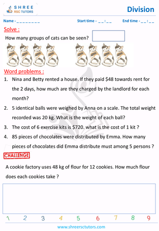 Division Word Problems (4)