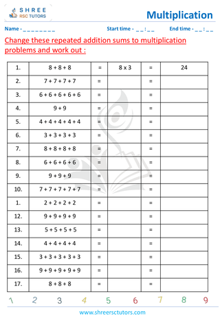 Multiply Repeated Addition (2)