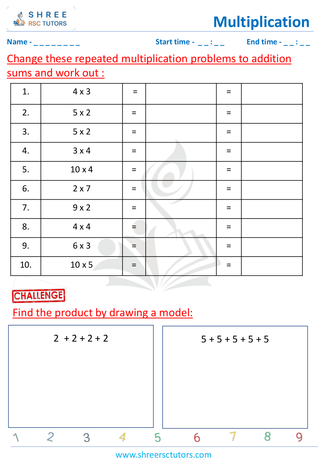 Multiply Repeated Addition (4)