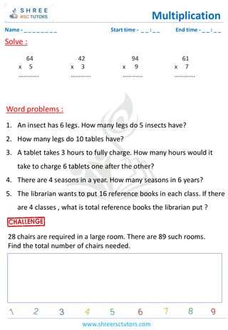 Multiply Word Problems (3)