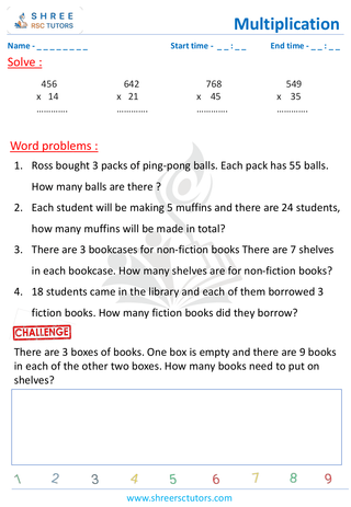 Multiply Word Problems (1)
