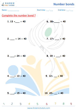 Number Bonds Addition Upto 100 (4)