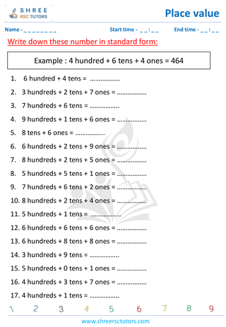 Place Value Standard Form (1)