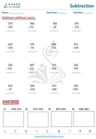 Subtract Without Borrow (3)