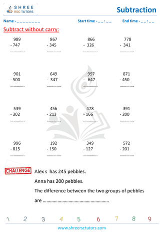 Subtract Without Borrow (1)
