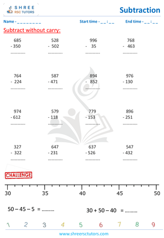 Subtract Without Borrow (9)