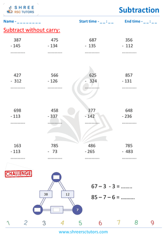 Subtract Without Borrow (5)