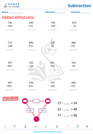 Subtract Without Borrow (4)
