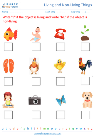 Distinguishing Between Living And Non Living Things 2