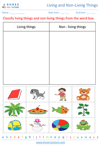 Distinguishing Between Living And Non Living Things 1