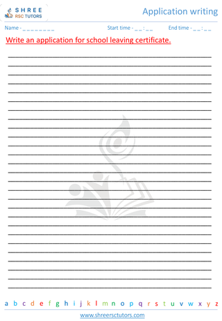 Application Writing 4