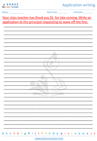 Application Writing 3