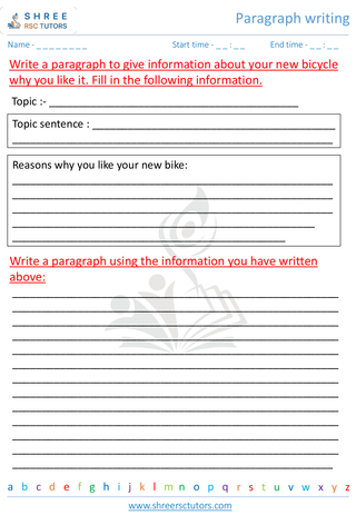 Paragraph Writing 10