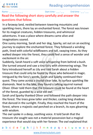 Reading Comprehension 2