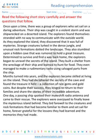 Reading Comprehension 7