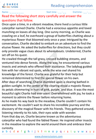 Reading Comprehension 1