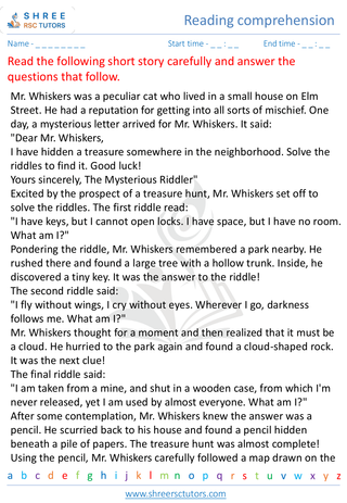 Reading Comprehension 6