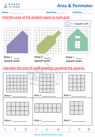 Count The Squares To Find The Area (4)