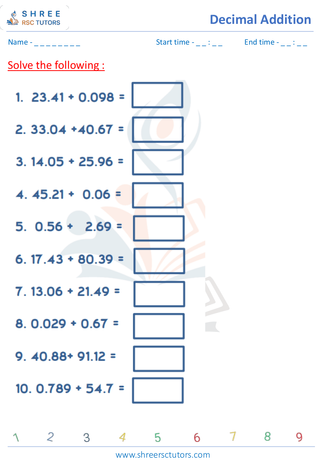 Adding Decimals (18)