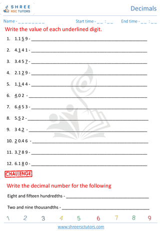 Decimal Place Value (3)