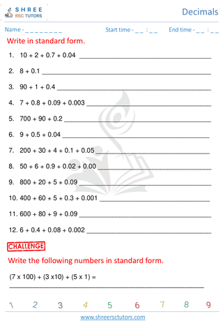 Expanded Forms Of Decimals (3)