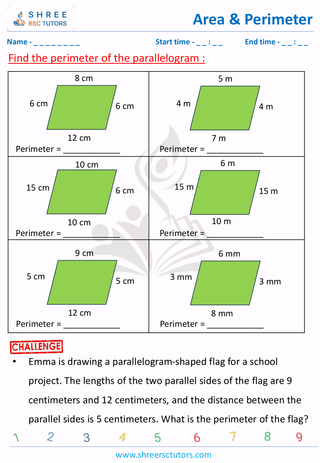 Find The Perimeter Of The Parallelogram (2)