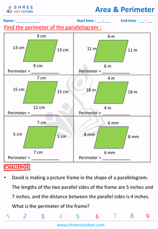 Find The Perimeter Of The Parallelogram (4)