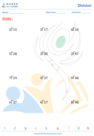 Divide 2 Digit By 1 Digit (3)