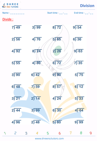 Divide 2 Digit By 1 Digit (2)