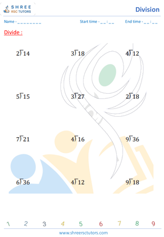 Divide 2 Digit By 1 Digit (5)