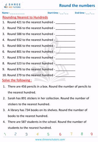 Rounding Nearest To Hundreds (2)