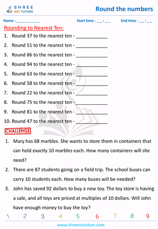 Rounding To Nearest Ten (1)