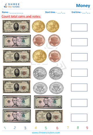 Counting Money And Notes 8