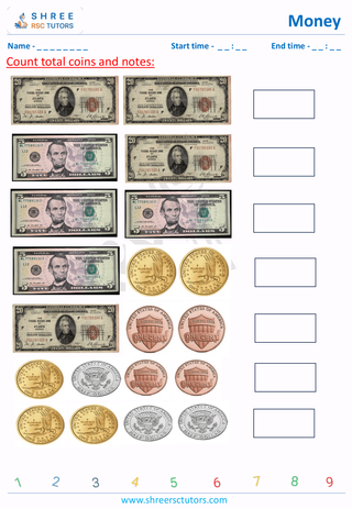 Counting Money And Notes 5