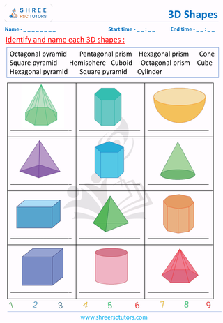 Identify And Draw 3d Shapes (2)