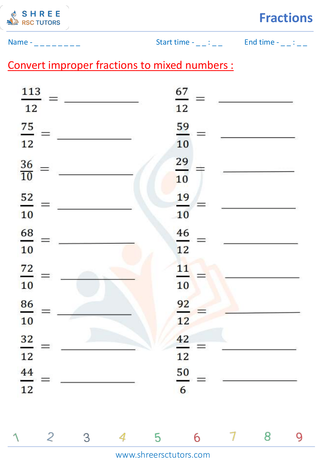 Converting Between Fractions And Mixed Numbers (5)