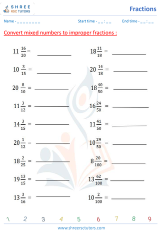 Converting Between Fractions And Mixed Numbers (4)